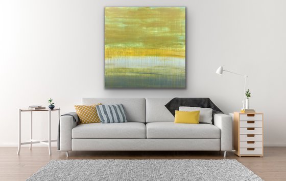 Mustard Haze (48x48in)