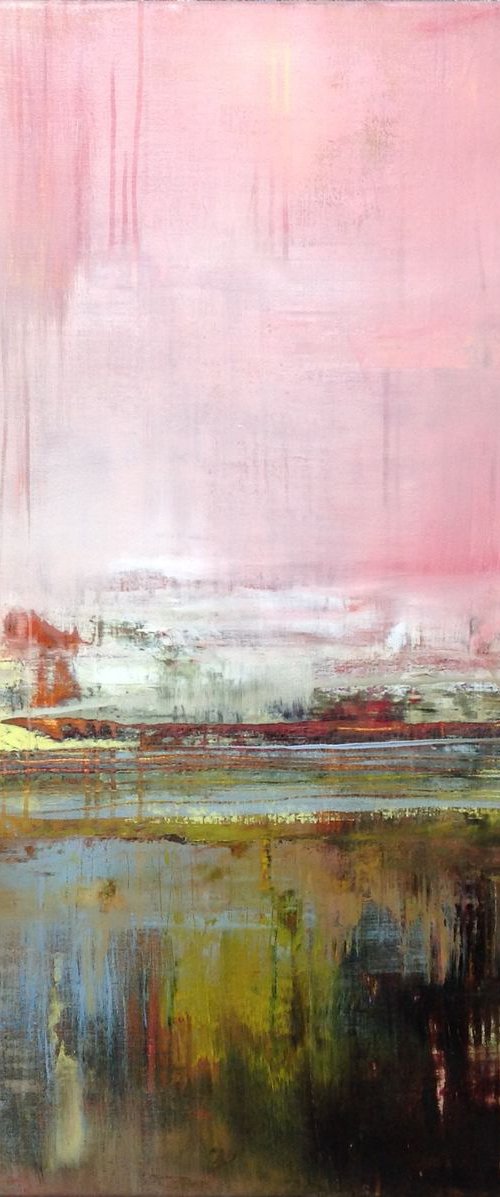Red in the evening by Hennie Van de Lande