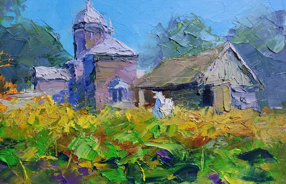 Village Church on a Clear Day