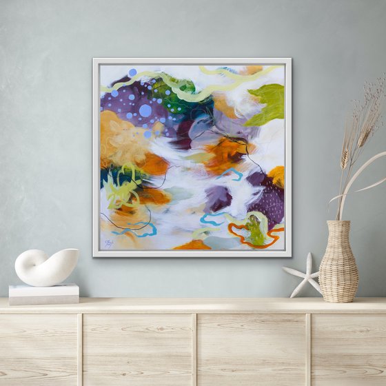 Eau vive - Abstract landscape - Ready to hang