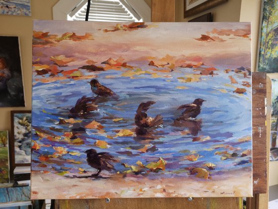 Autumnal bathing