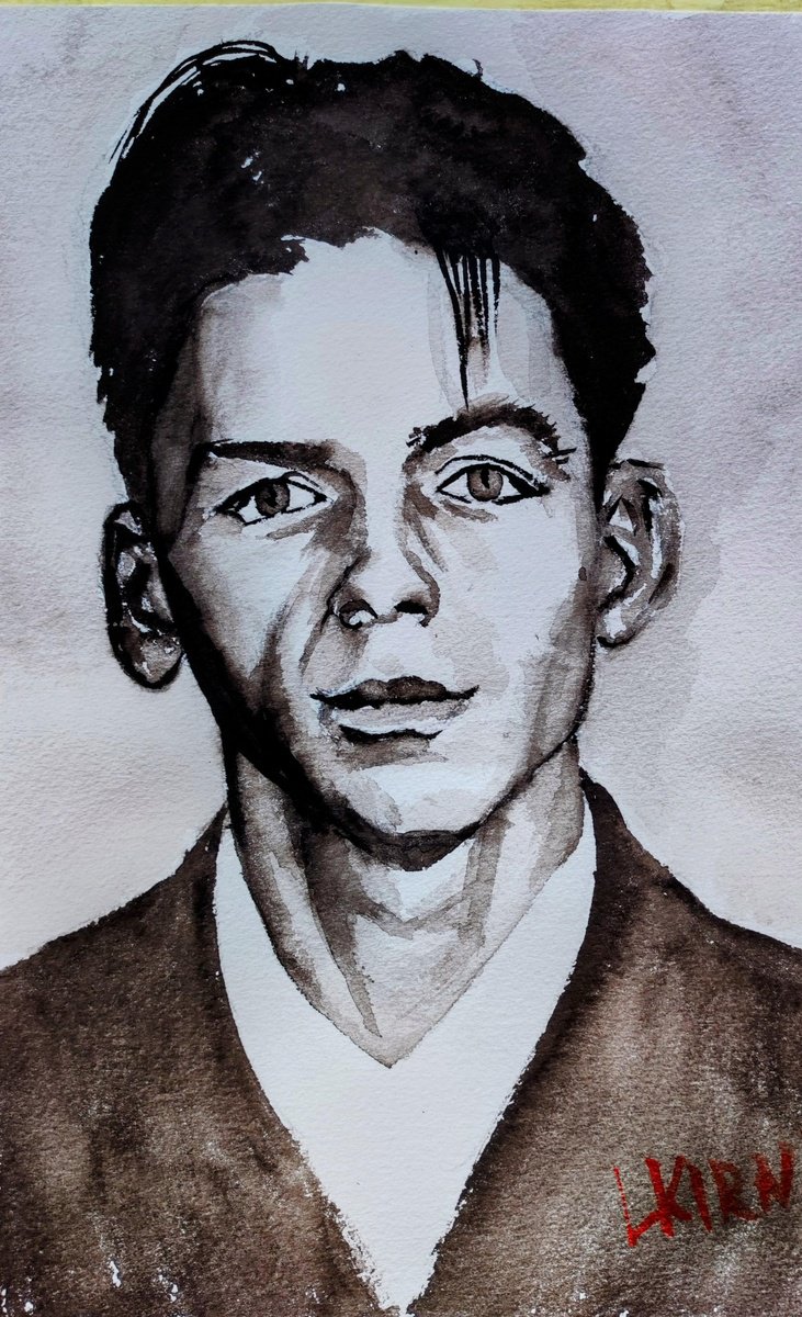 Portrait of F. Sinatra by Leonid Kirnus