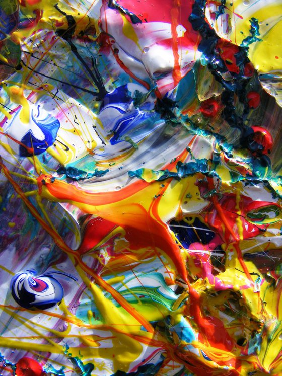 Pop art abstract art - "Indulgence #1"