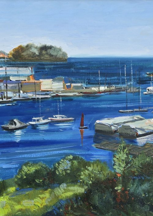 Blue Bay Morning by Gulshaba Abbasova