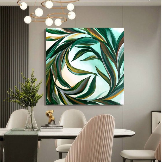 Emerald harmony, sun light