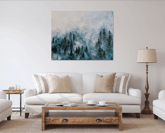 Forest Landscape Oil Painting