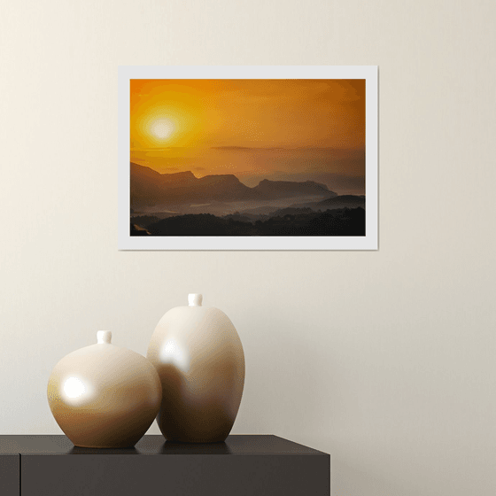 Mountain Mist. Limited Edition 1/50 15x10 inch Photographic Print