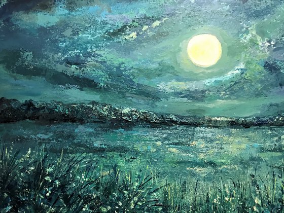 Moonlight on the Marsh