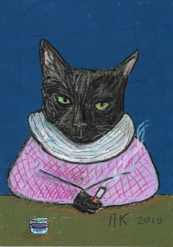 Smoking cat #11