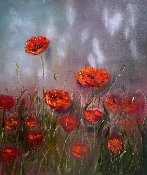 Red poppies for heart and soul