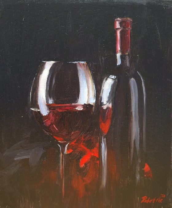 'Red Wine' Still Life