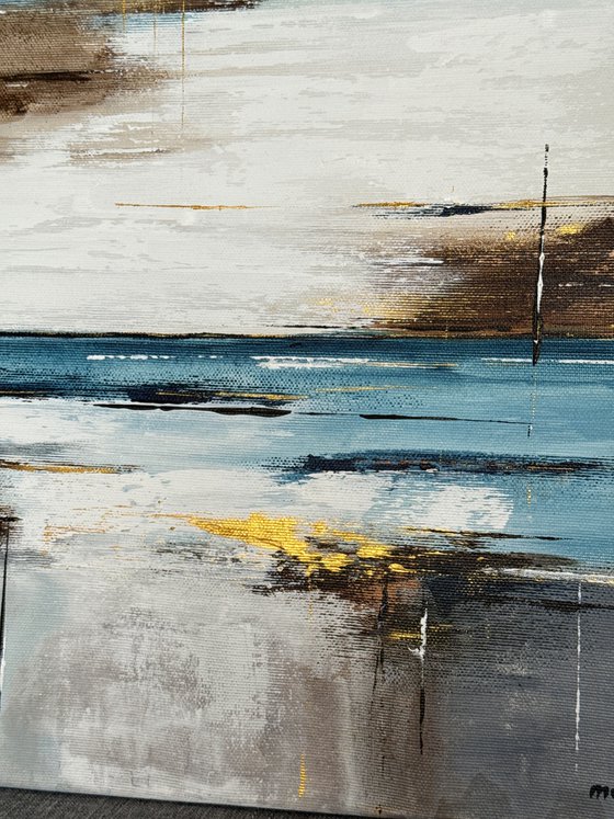 Gilded Stillness Diptych