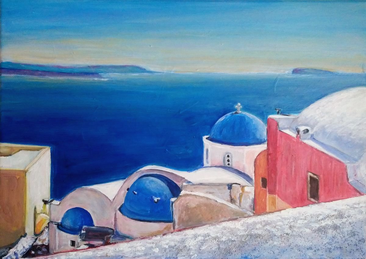 Greek summer by Eleni Denart