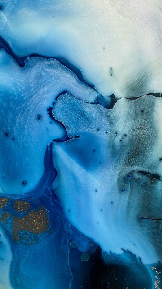 Ocean Abstract Fluid Painting