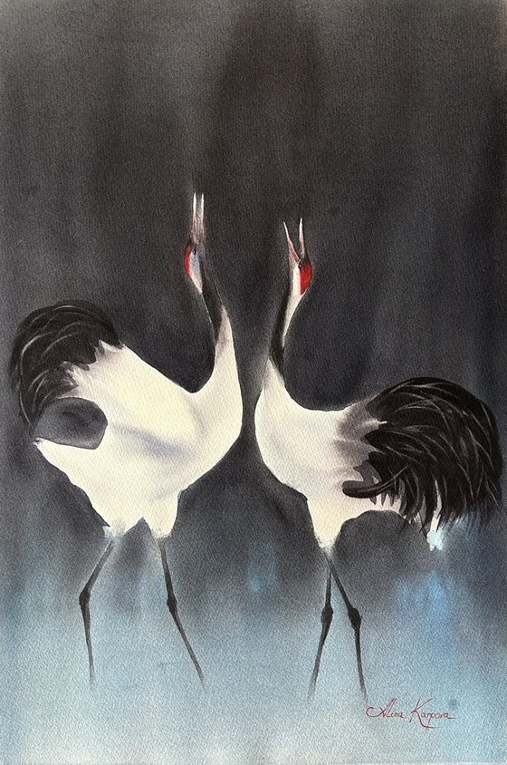 Crane dance