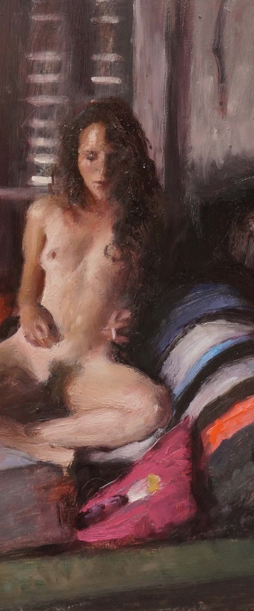 Pauline in the dark by Manuel Leonardi