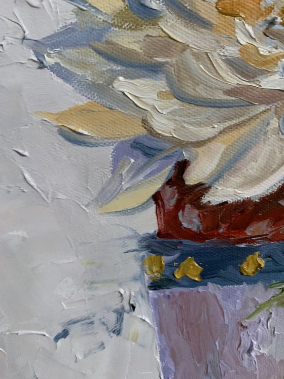 Floral Cake Still Life.