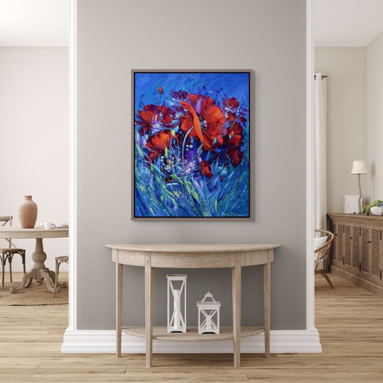 Symphony of Red and Blue