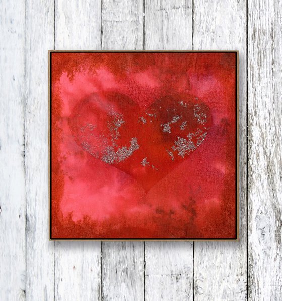 Heart Song 100 -  Abstract painting by Kathy Morton Stanion