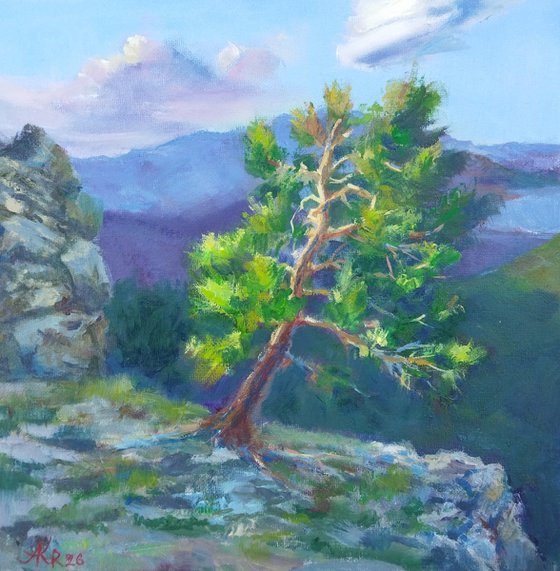 Edge of silence, Mountain landscape