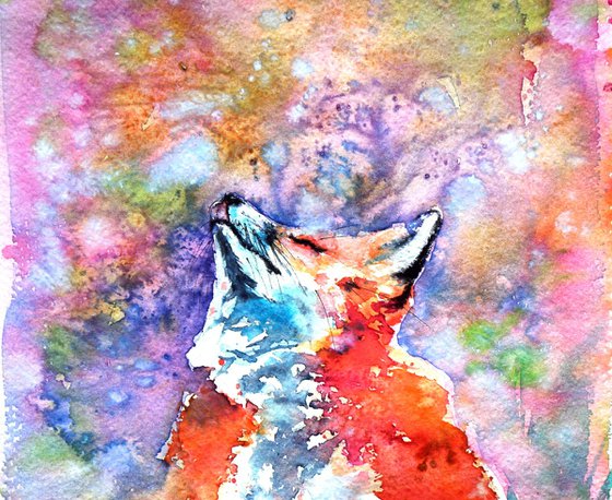 Spring is in the air - red fox