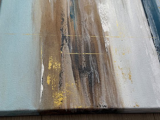 Azure Shores Diptych