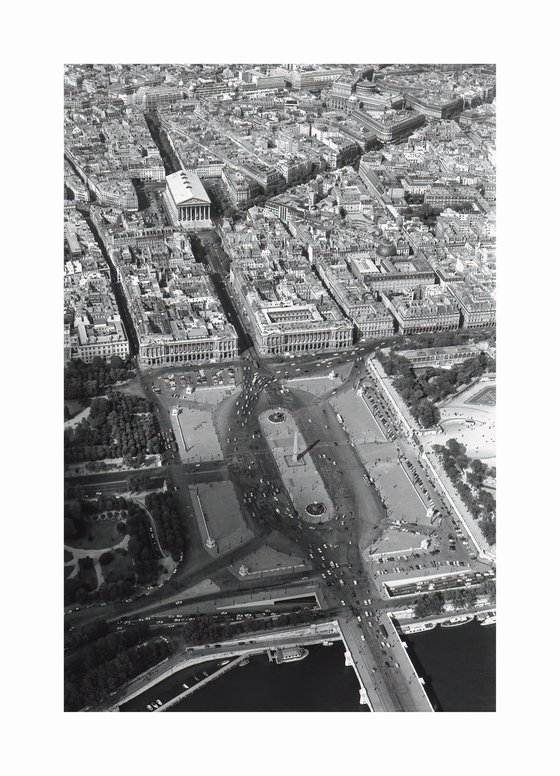 Paris 70's - La place de la Concorde et la Madeleine