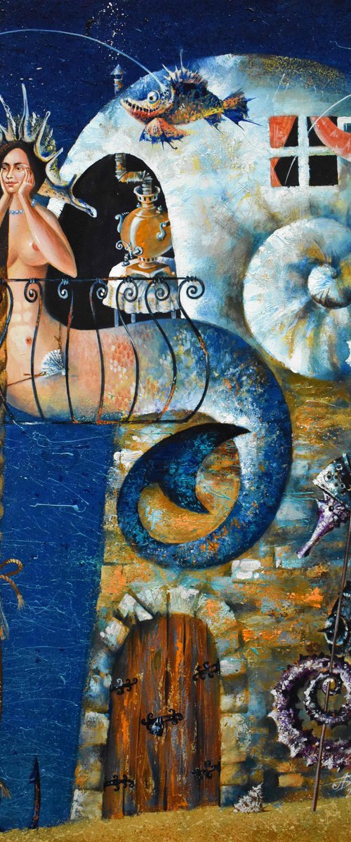 Waiting for the prince on a white seahorse by Andrey Boris