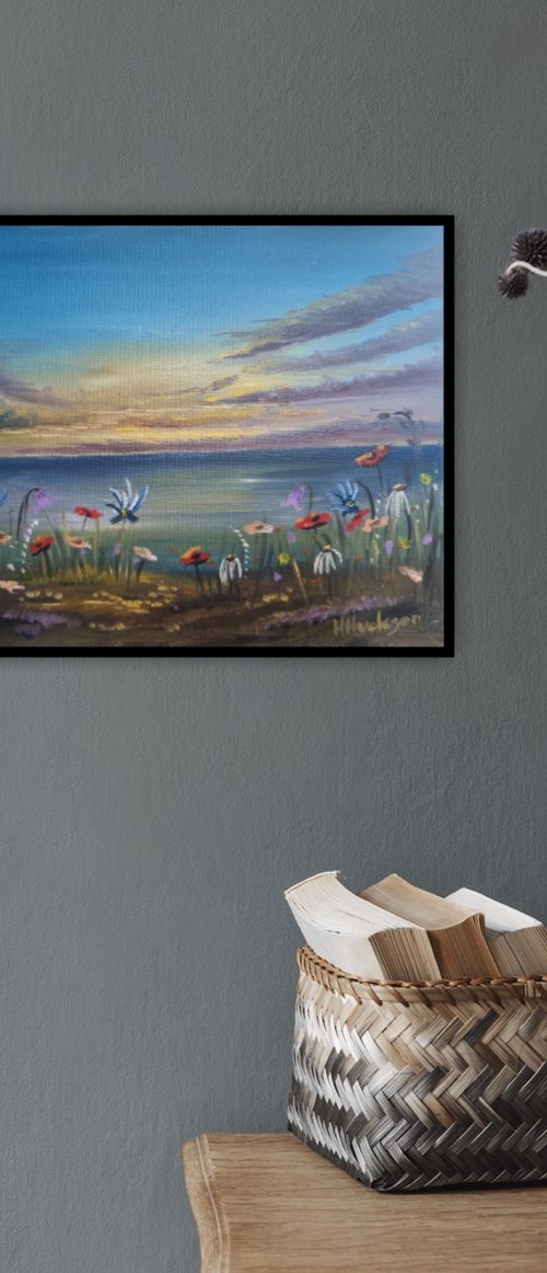 Wildflower View 10x8 by Hayley Huckson