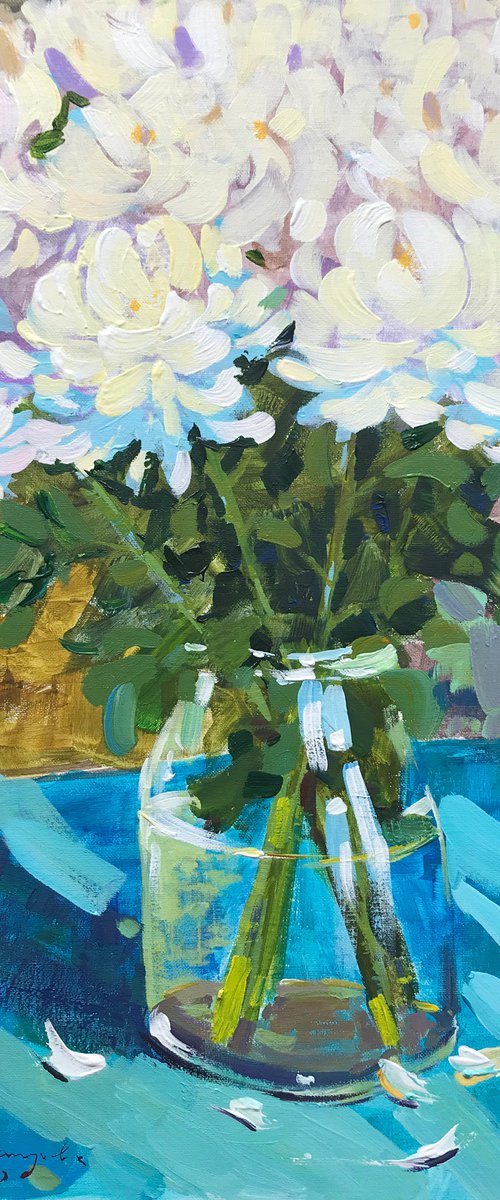 White bouquet by Yuliia Pastukhova