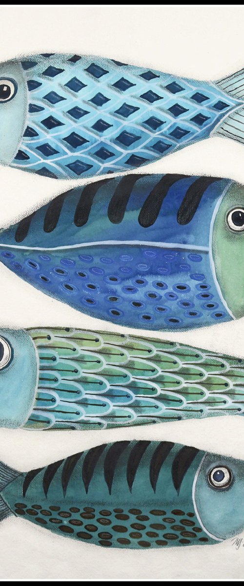 Deep Blue Ocean I by Mariann Johansen-Ellis