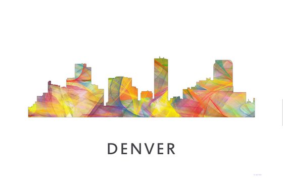 Denver Colorado Skyline WB1