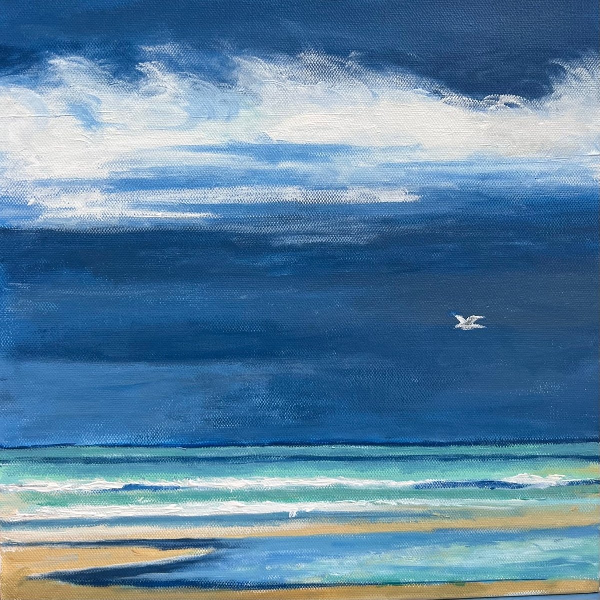  Hunmanby Gap By Shabs Beigh, 12 X 12, Artwork For Sale On Artfinder