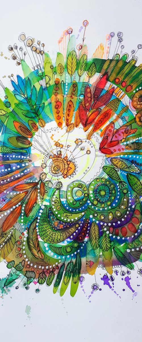 Mandala 12.- Once upon a Time by Simon Tünde