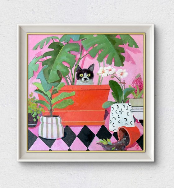 Cat, the Pot Plunderer