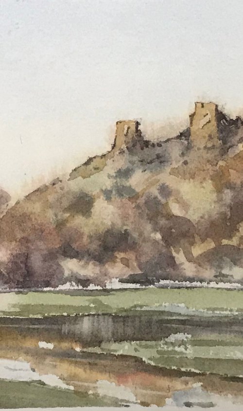 Dryslwyn castle by Vicki Washbourne