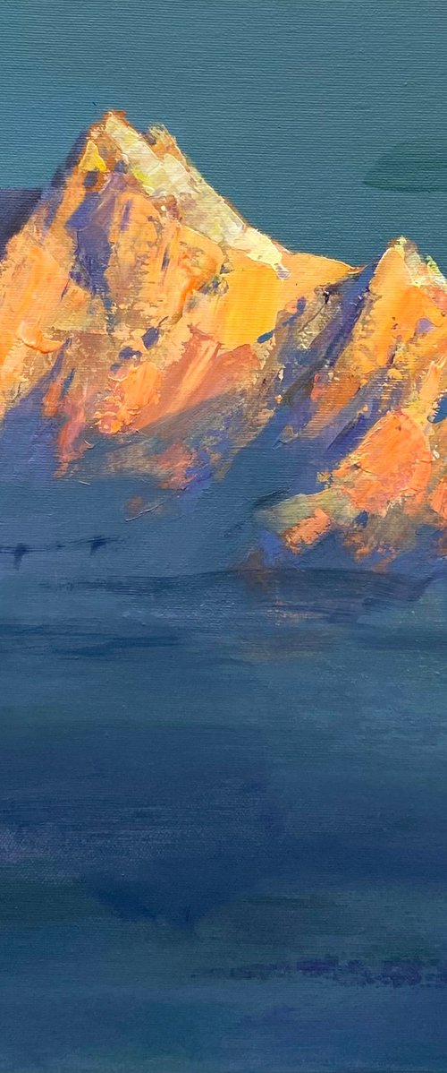 Sunlit Summit by Tetiana Shendryk