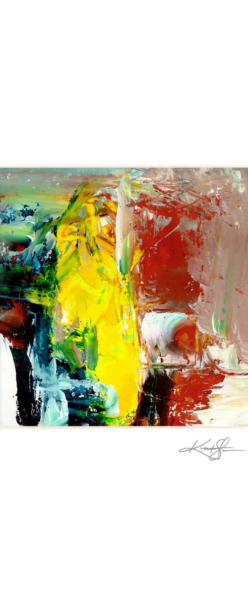 Oil Abstraction 95 - Oil Abstract Painting by Kathy Morton Stanion by Kathy Morton Stanion