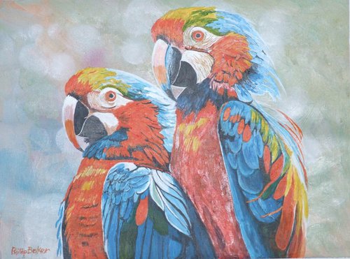 Avian Buddies by Philip Baker