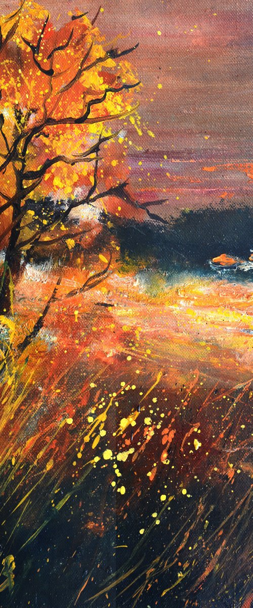 Sunset in Tuscany by Pol Henry Ledent