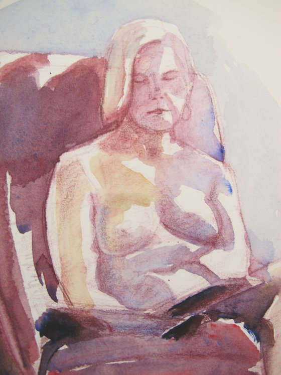 seated nude