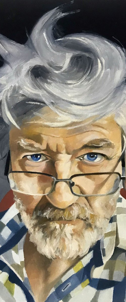 Self-Portrait by Andrew Lander