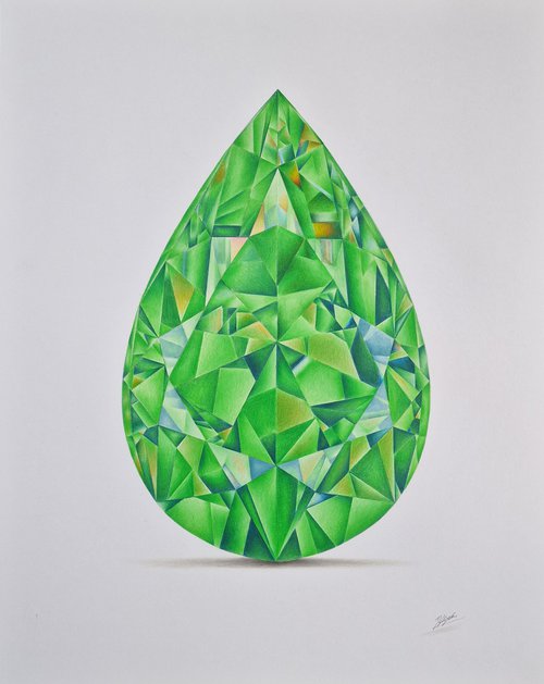 Pear Cut Emerald by Daniel Shipton