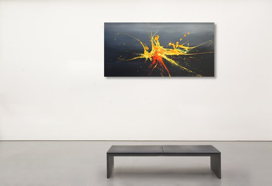 Lava In Space (Spirits Of Skies 098165) - 140 x 70 cm - XXL (56 x 28 inches)