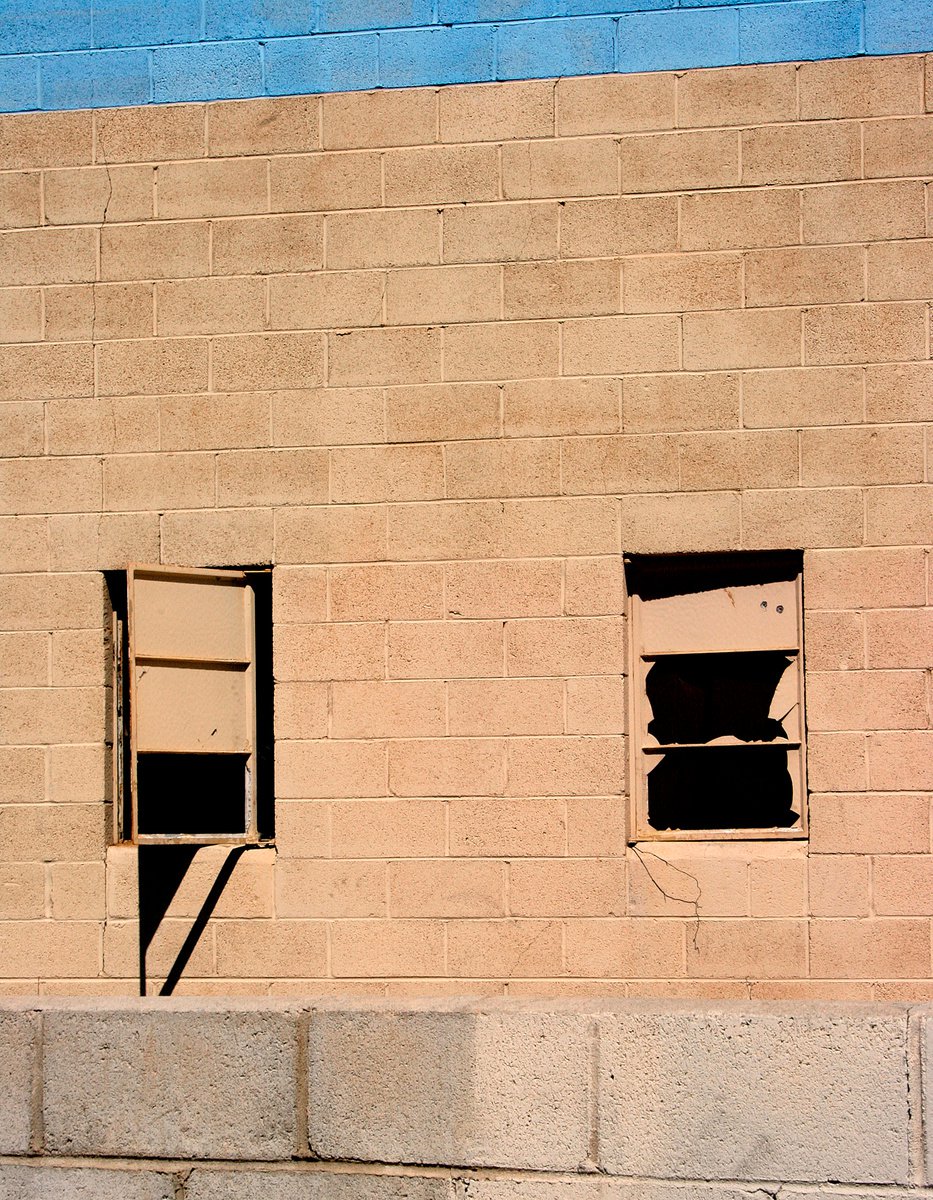 BROKEN WINDOWS IN PARADISE Palm Springs CA by William Dey