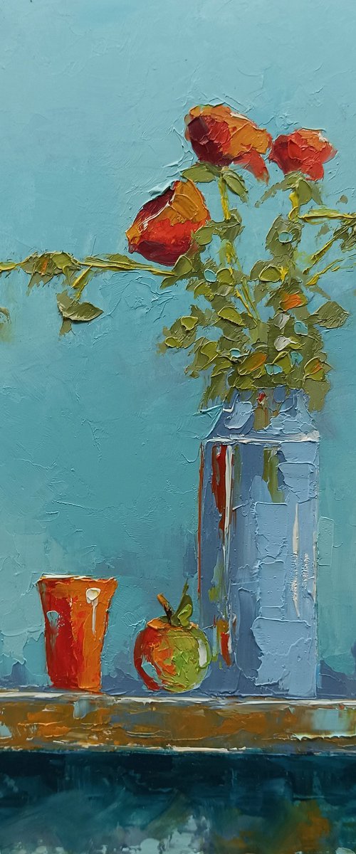 Modern still life oil painting. by Marinko Šaric