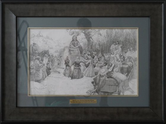 Maslenitsa. Farewell to winter. 17th century