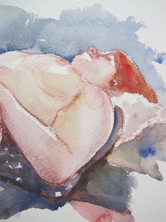 reclining female nude