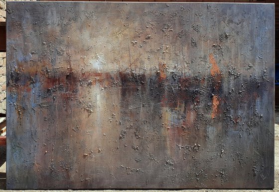 " Harbor of destroyed dreams - Utopia " (W 130 x H 90 cm) SPECIAL PRICE!!!