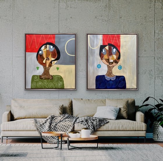 You Ok? (Diptych)